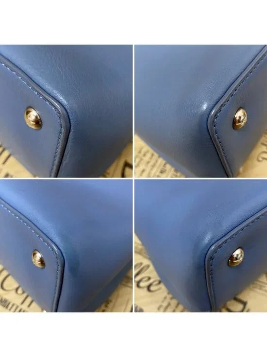 Fendi Handbag Toujour Shoulder Light Blue Formal Travel - Picture 7 of 13